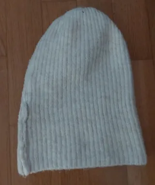 Berretto lana beige taglia M