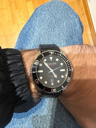 Reloj Massimo Dutti Negro y Plateado