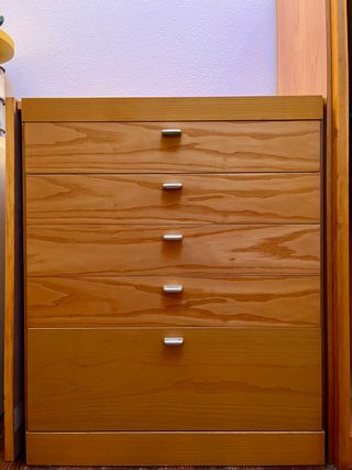 Mobili componibili: vetrina + scrivania Tisettanta