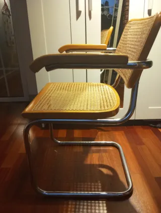 Sillas Cesca Vintage Ratán y Madera