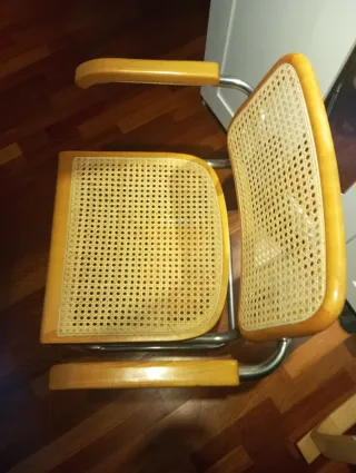 Sillas Cesca Vintage Ratán y Madera