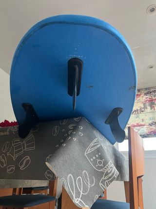 Tabla de surf azul
