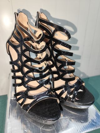 Sandalias Festissimo Tacon Plataforma Talla 35