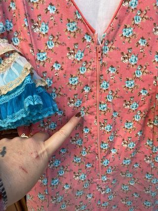 Traje de Flamenca Niña 5-6-7 Años