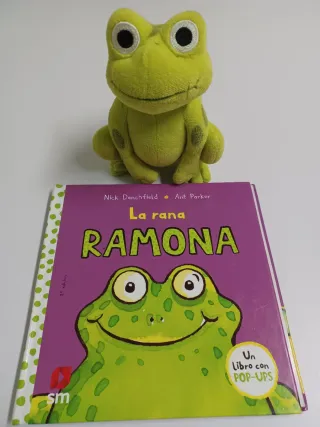 La rana Ramona libro + peluche