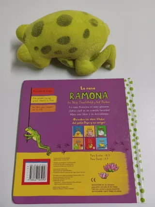 La rana Ramona libro + peluche