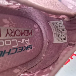 Zapatillas Skechers Bobs Squad Mujer Rosa