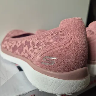 Zapatillas Skechers Bobs Squad Mujer Rosa