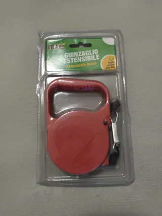 Guinzaglio estensibile noe rosso (fino a 3mt)