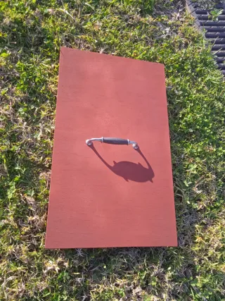 Maletín porta botellas marrón