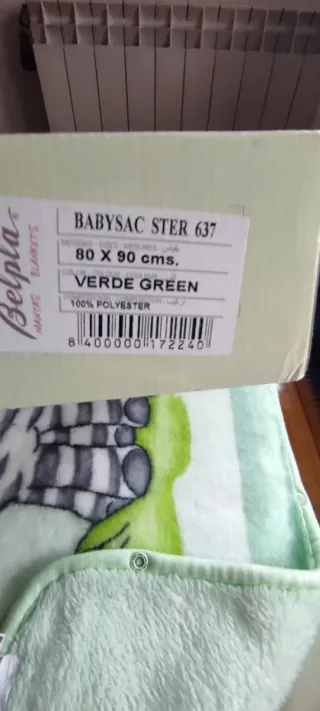 Manta saco bebé jirafa y cebra