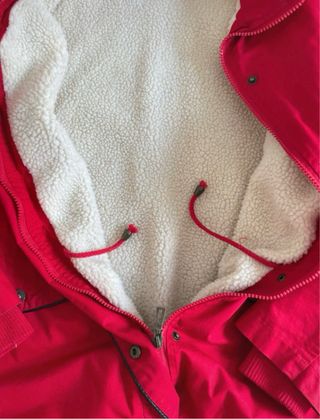 Chaqueta borreguito roja