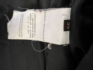 Abrigo largo Adolfo Dominguez negro