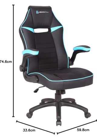 Silla Gaming Newskill Negra y Azul