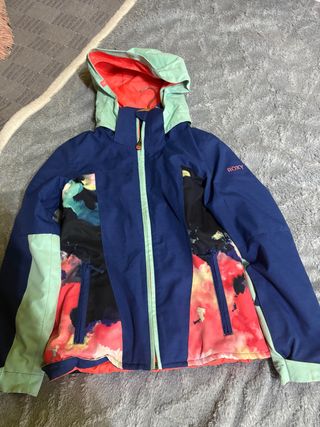 Chaqueta Roxy Nieve Multicolor Azul