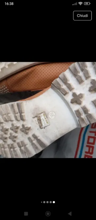 Scarpe stringate donna marroni n.39