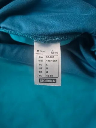 Polar azul con cuello