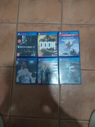 PACK 6 JUEGOS Para ps4