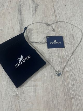 Collar Swarovski Cisne Plateado
