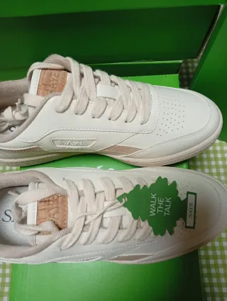 Zapatillas Saye Modelo 89 Beige Talla 38