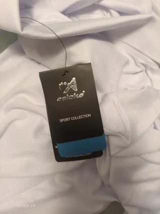 Polo Asioka Blanco Talla XXL