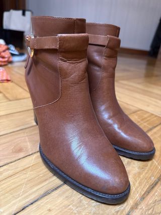 Botines Ralph Lauren Piel Marrón Talla 37.5