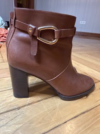 Botines Ralph Lauren Piel Marrón Talla 37.5