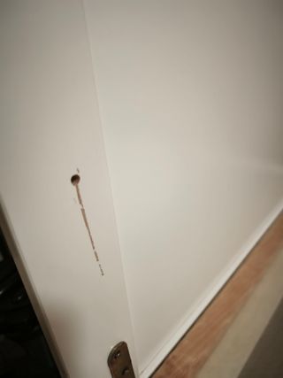 Cuna blanca sin colchón