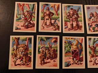 11 cromos Dick en África Central