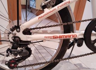 Bicicleta Plegable Moma First Class Blanca