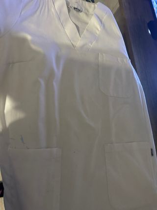 Conjunto sanitario pantalón y casaca blanco