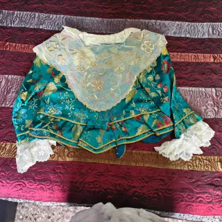 Traje de Fallera con Adorno Naranja