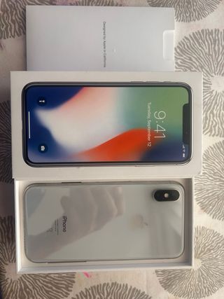 iPhone X Argento/Grigio Siderale 64 gb