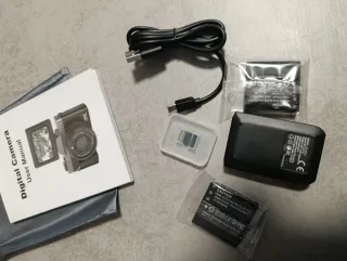 Cámara Digital 4K 48MP 16X Zoom + 2 Baterías + 32G