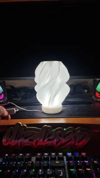 Lampada LED design onde