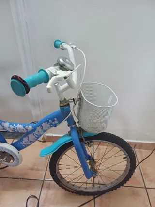 Bicicleta Frozen Azul Niña