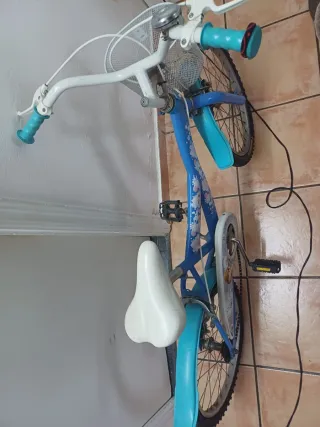 Bicicleta Frozen Azul Niña