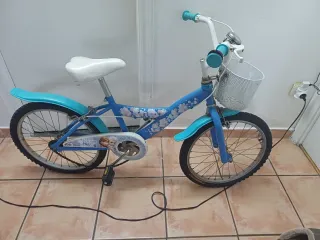 Bicicleta Frozen Azul Niña