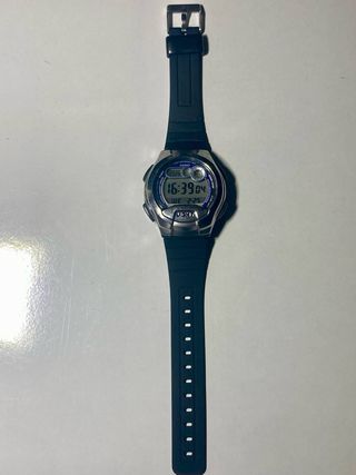 Reloj Casio Digital Plata y Azul
