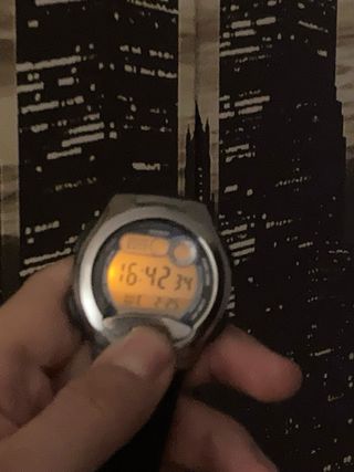 Reloj Casio Digital Plata y Azul