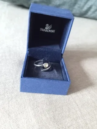 Anillo Swarovski Plata