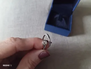 Anillo Swarovski Plata