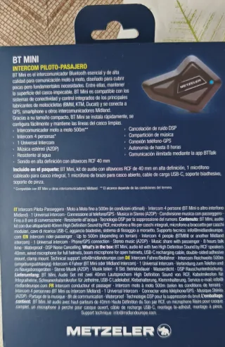 Intercomunicador Midland BT Mini