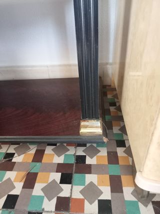 Estantería madera y metal