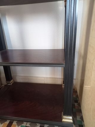 Estantería madera y metal