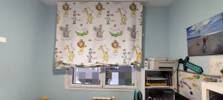 Estor infantil animales habitación