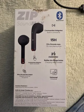 Fones Bluetooth T'nB pretos