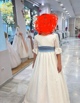 Traje de Comunión Niña crudo