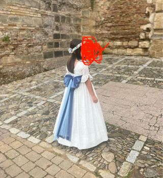 Traje de Comunión Niña crudo