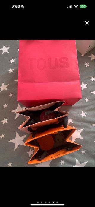 Bolsas y cajitas Tous para regalo